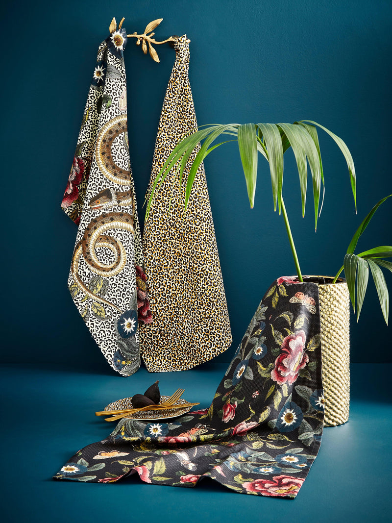 Spode - Creatures of Curiosity - Floral Tea Towel - Limolin 