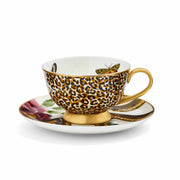Spode - Creatures of Curiosity - Teacup & Saucer Coupe (Leopard/Snake) - Limolin 