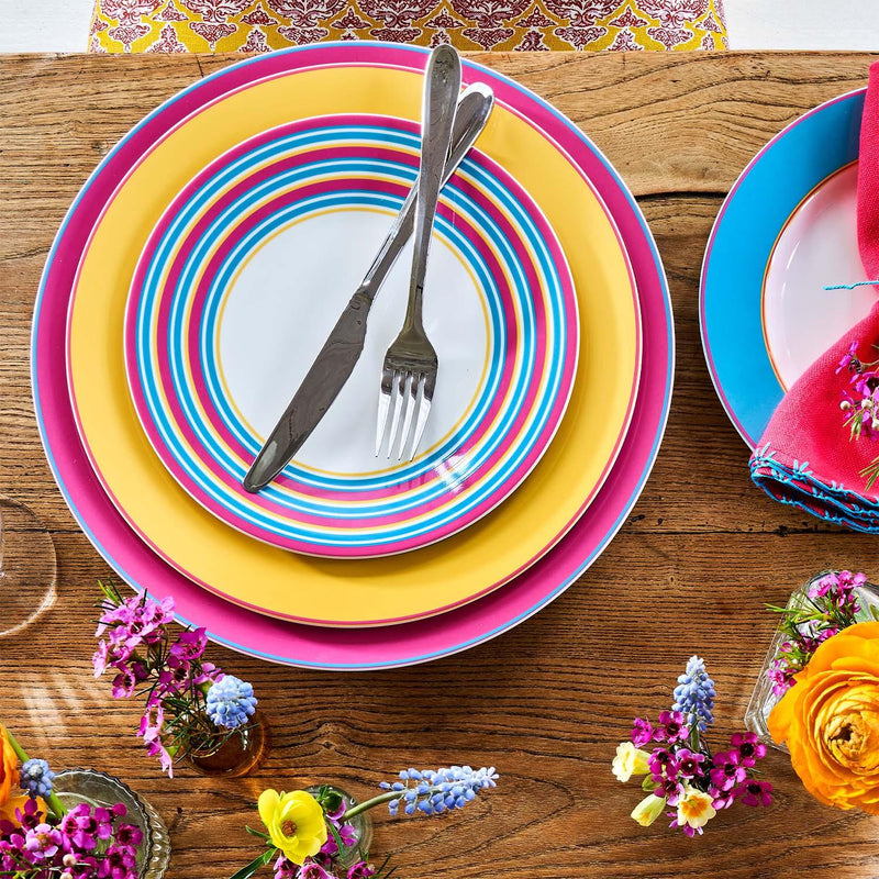 Spode - Kit Kemp Calypso Charger Plate - Pink | 13 Inch - Limolin 