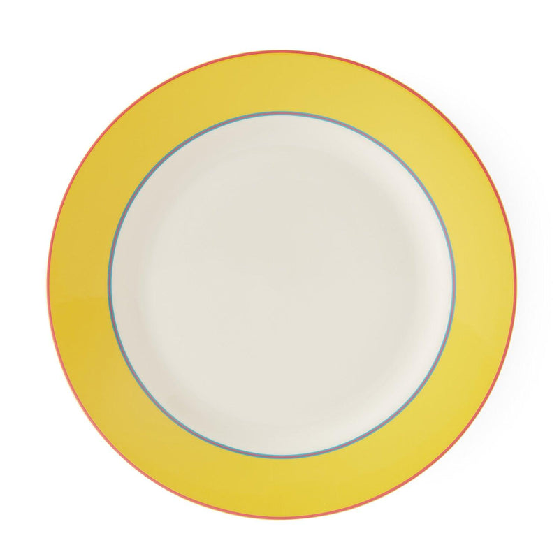 Spode - Kit Kemp Calypso Charger Plate - Yellow | 13 inch - Limolin 