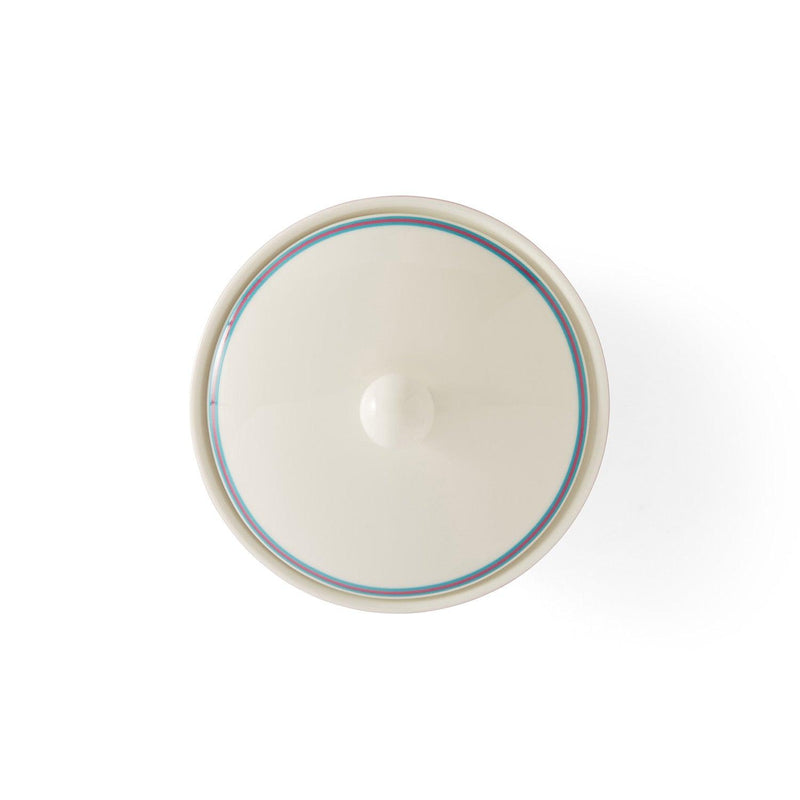 Spode - Kit Kemp Calypso Covered Sugar Bowl - Pink | 12 oz - Limolin 