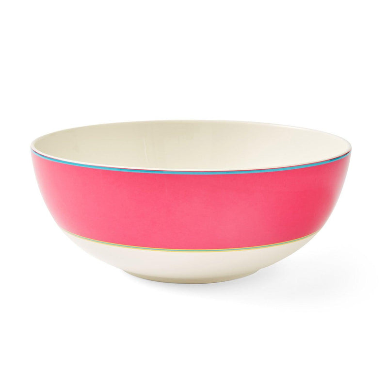 Spode - Kit Kemp Calypso Serving Bowl - Pink | 10 Inch - Limolin 
