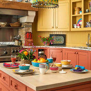 Spode - Kit Kemp Calypso Serving Bowl - Turquoise | 10 Inch - Limolin 