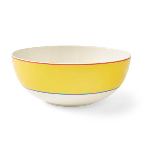 Spode - Kit Kemp Calypso Serving Bowl - Yellow | 10 Inch - Limolin 