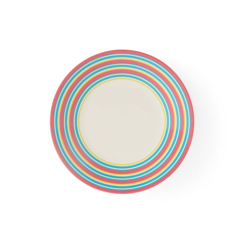 Spode - Kit Kemp Calypso Stripe Salad Plate - Limolin 