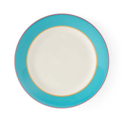 Spode - Kit Kemp Calypso Turquiose Dinner Plate (Set of 4) | 11.5 Inch - Limolin 