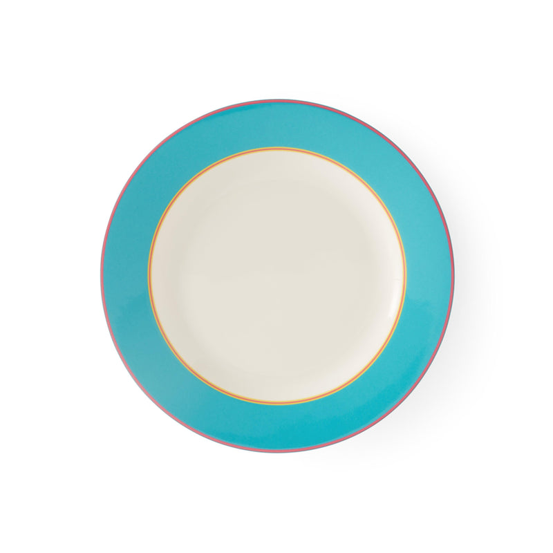 Spode - Kit Kemp Calypso Turquoise Salad Plate - Limolin 
