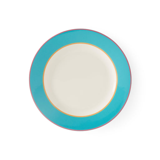Spode - Kit Kemp Calypso Turquoise Salad Plate - Limolin 