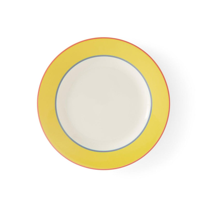 Spode - Kit Kemp Calypso Yellow Salad Plate (Set of 4) - Limolin 