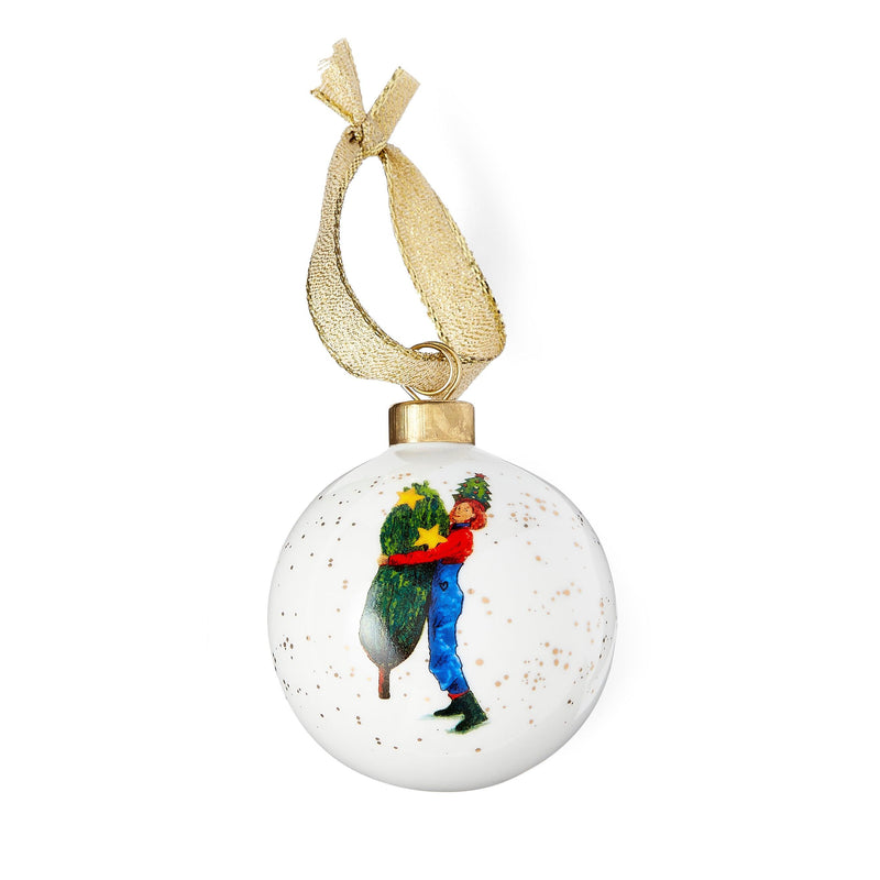 Spode - Kit Kemp Doodles Branch Manager Bauble - Limolin 