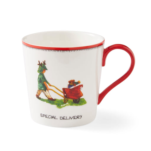 Spode - Kit Kemp Doodles Special Delivery Mug | 12 oz - Limolin 