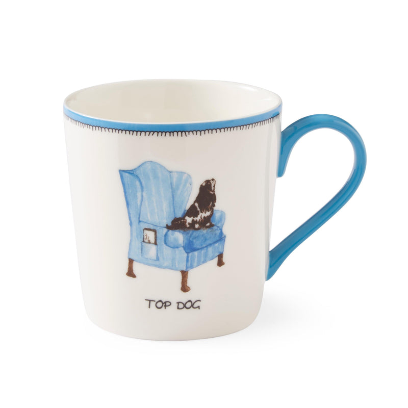 Spode - Kit Kemp Doodles Top Dog Mug | 12 oz - Limolin 