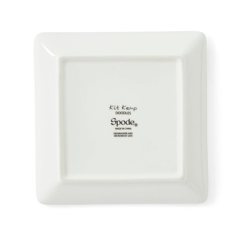 Spode - Kit Kemp Doodles Trinket Tray | 4.5 inch - Limolin 