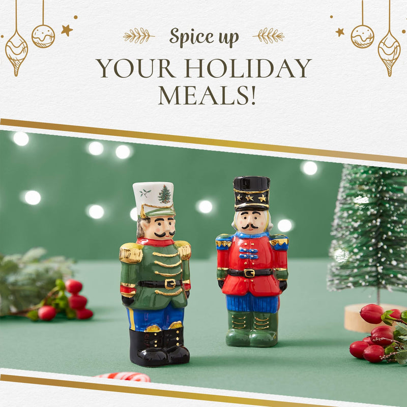 Spode - Nutcracker Salt And Pepper Shaker Set - Limolin 