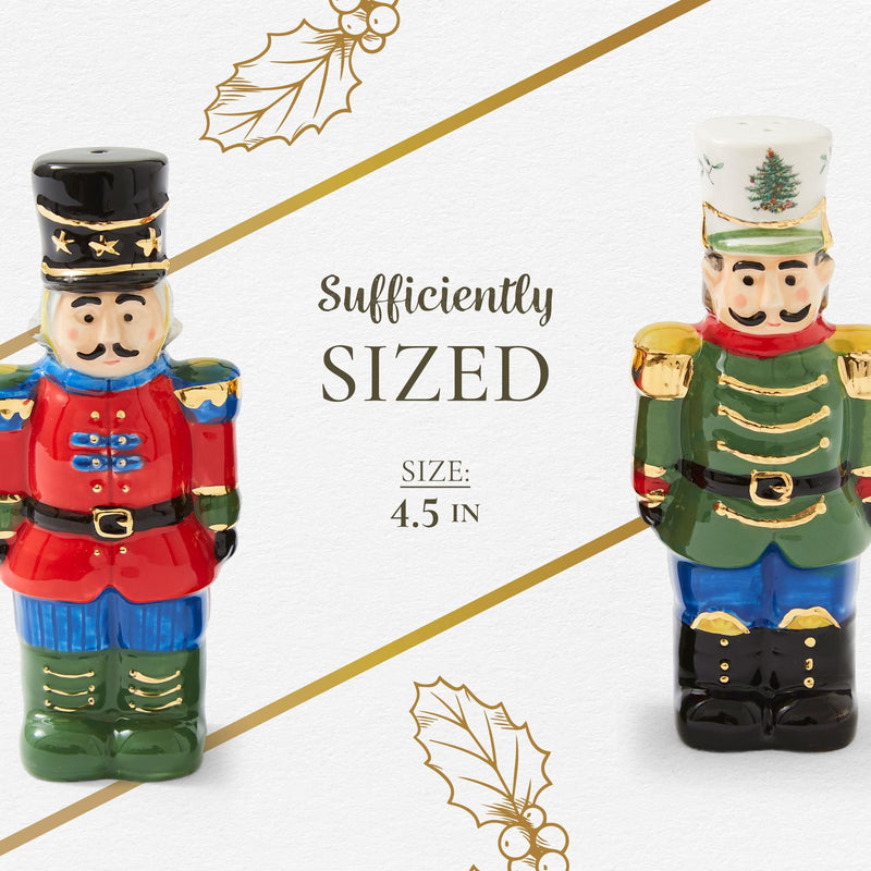 Spode - Nutcracker Salt And Pepper Shaker Set - Limolin 