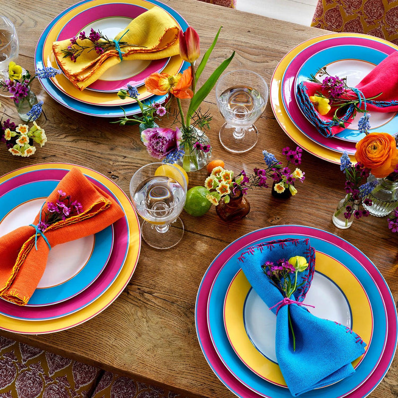 Spode - Pink Dinner Plate (Set of 4) | 11.5 Inch - Limolin 