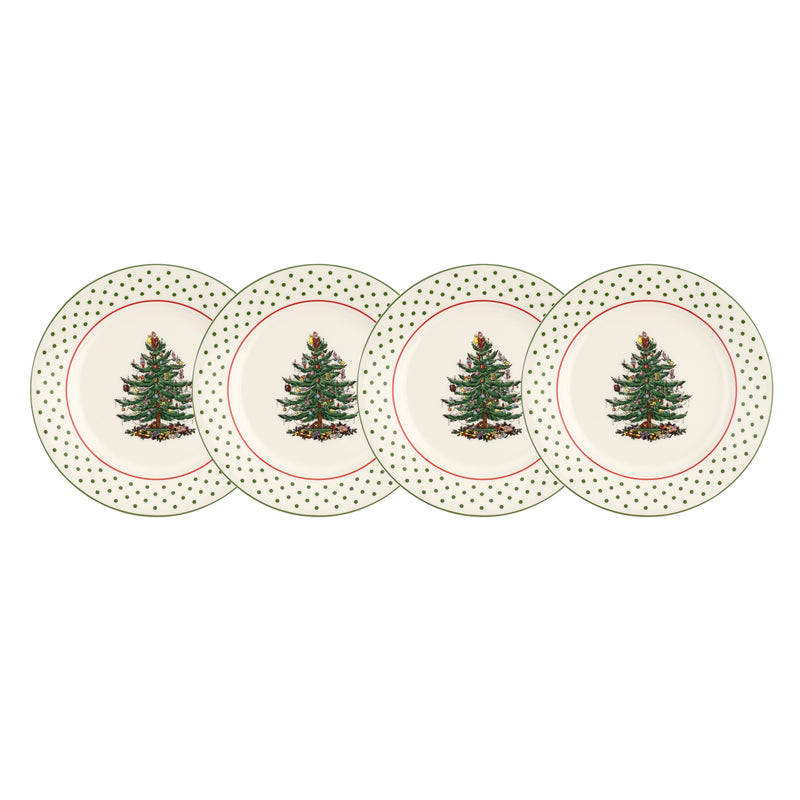 Spode - Polka Dot Dessert Plates (Set of 4) - Limolin 