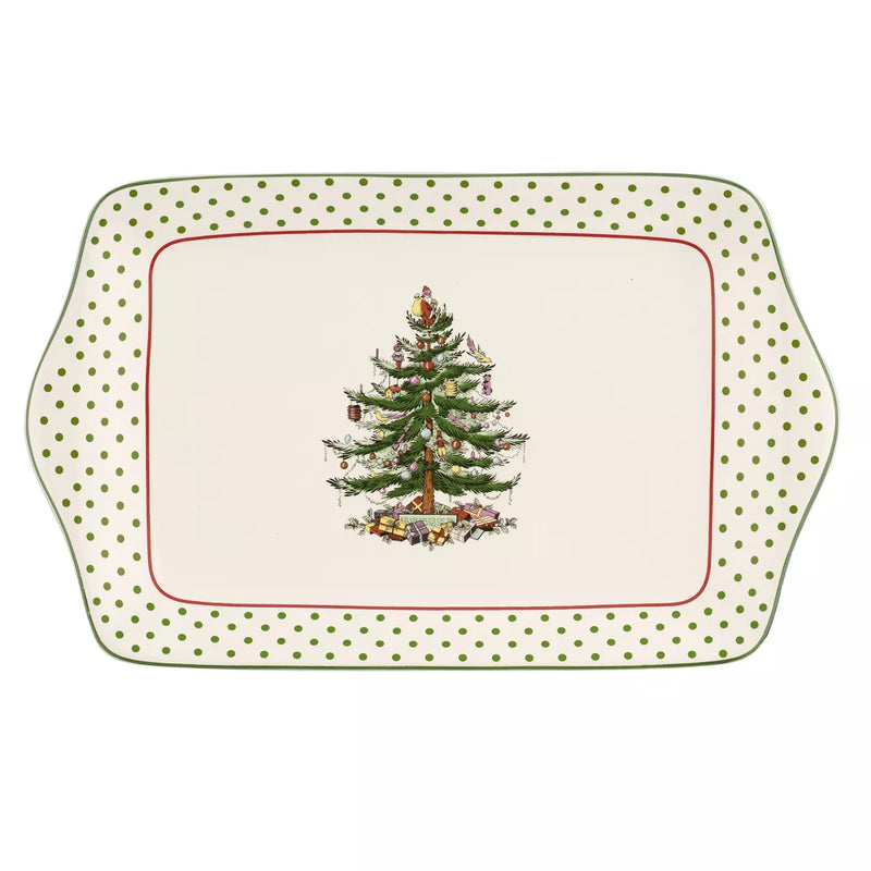 Spode - Polka Dot Dessert Tray - Limolin 