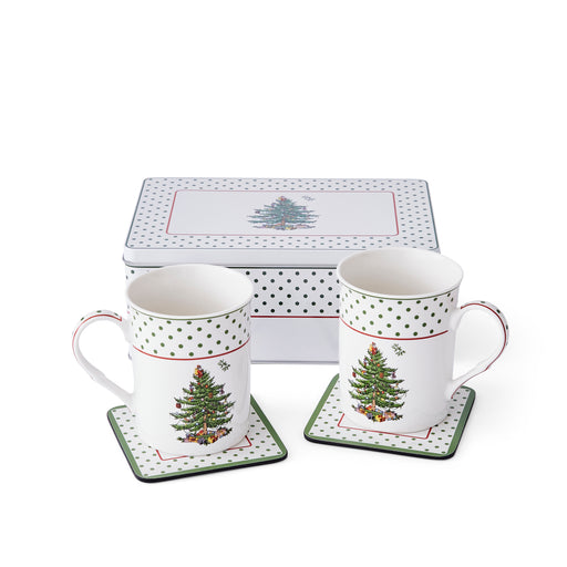 Spode - Polka Dot Mug And Tin Set - Limolin 