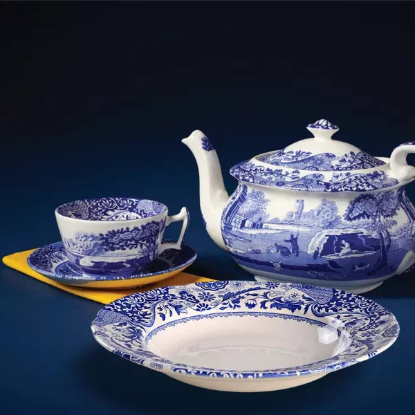 Spode - Soup Plate - Brocato | 9 Inch - Limolin 