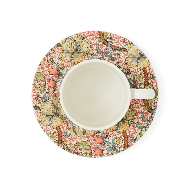 Spode - Teacup & Saucer Golden Lily - Limolin 