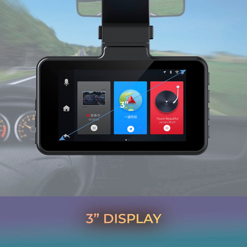 myGEKOgear - Dashcam - Orbit D115 Full HD (1080p) 140 Degree Wide G-Sensor 32GB MicroSD Included