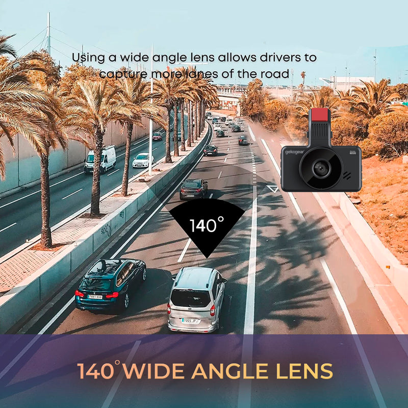 myGEKOgear - Dashcam - Orbit D115 Full HD (1080p) 140 Degree Wide G-Sensor 32GB MicroSD Included
