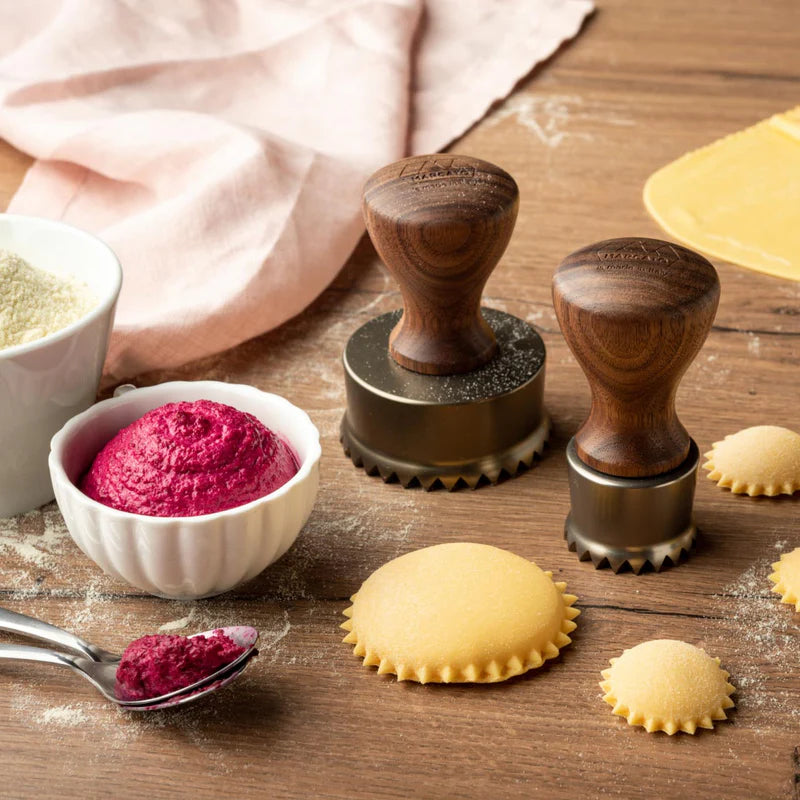 Marcato - Ravioli Stamps Made From Canadian Walnut Wood