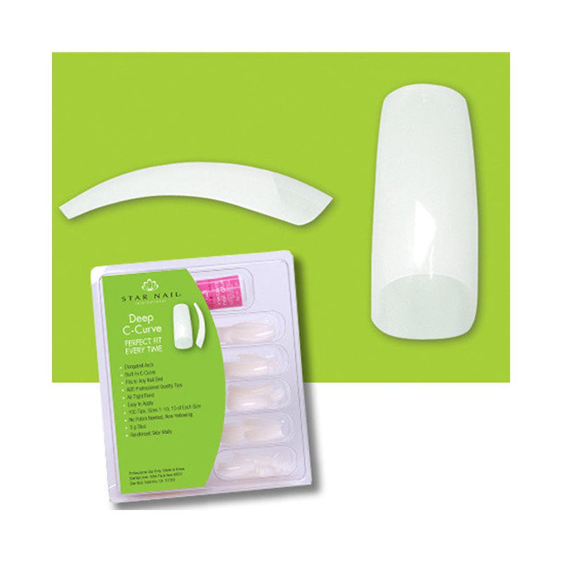 Star Nail - Deep Curve 100 Tips - Limolin 