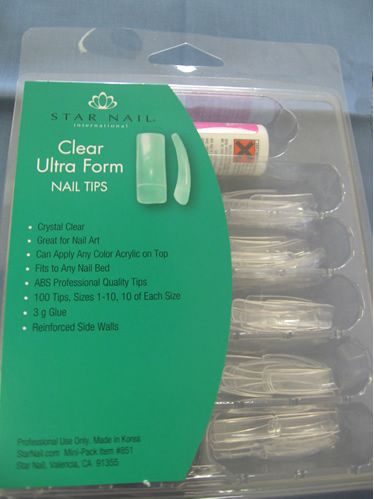 Star Nail - Ultra Form Clear 100 Tips - Limolin 