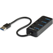 StarTech - 4 Port USB 30 Hub - USB-A to 4x USB 30 - Limolin 