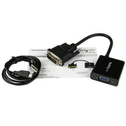 StarTech - Adapter DVI - D Male to VGA Female 1080p - Black - Limolin 