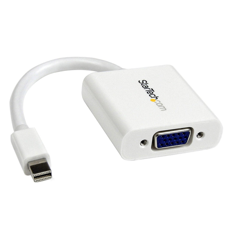 StarTech - Adapter Mini Display Port Male to VGA Female - 1080p - White - Limolin 