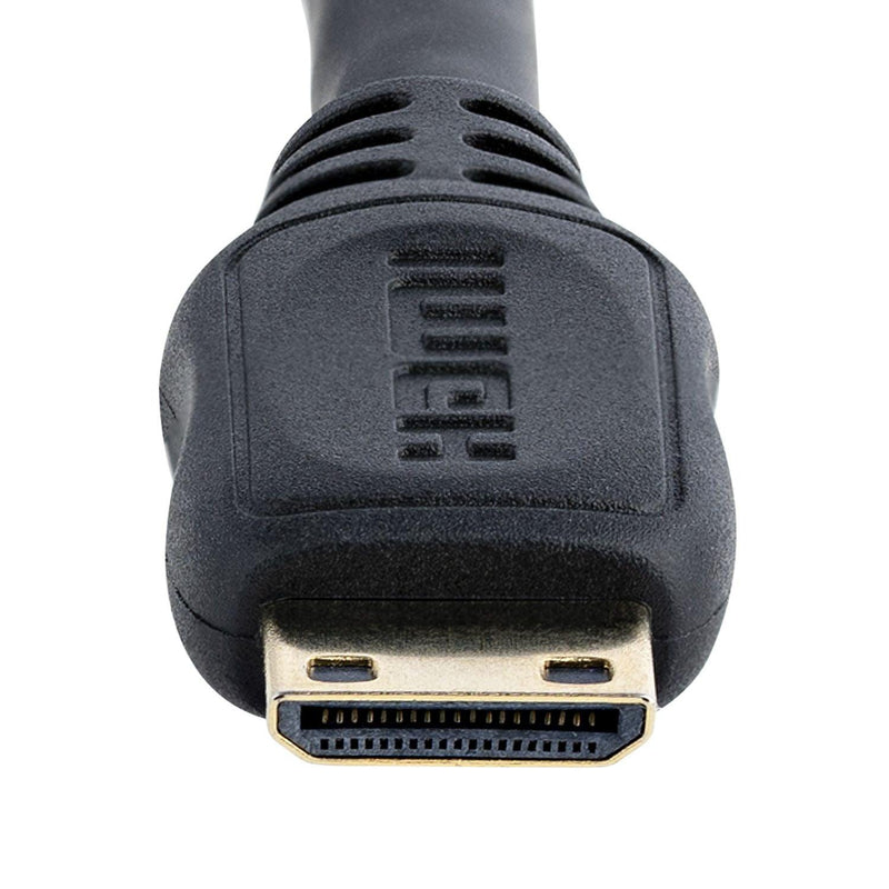 StarTech - Adapter Mini HDMI Male to HDMI Female 4K - Black (HDACFM5in) - Limolin 