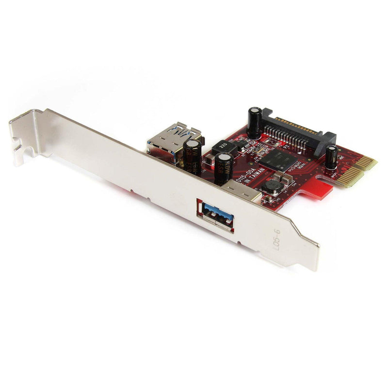 StarTech - PCI Express SuperSpeed USB 30 Card 2 Port with UASP Support - 1internal 1 External - Limolin 