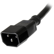 StarTech - Power Cord Heavy Duty Extension 3ft 15A 125V - 14AWG - Black (PXT100143) - Limolin 