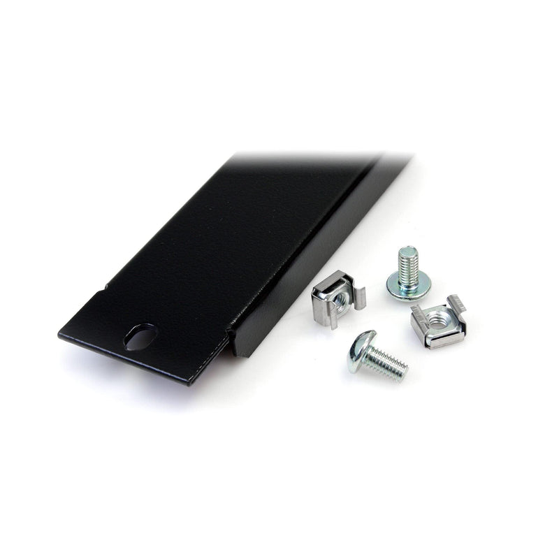 StarTech - Server 1U Rack Blank Panel for 19in Server Racks and Cabinets - Black - Limolin 