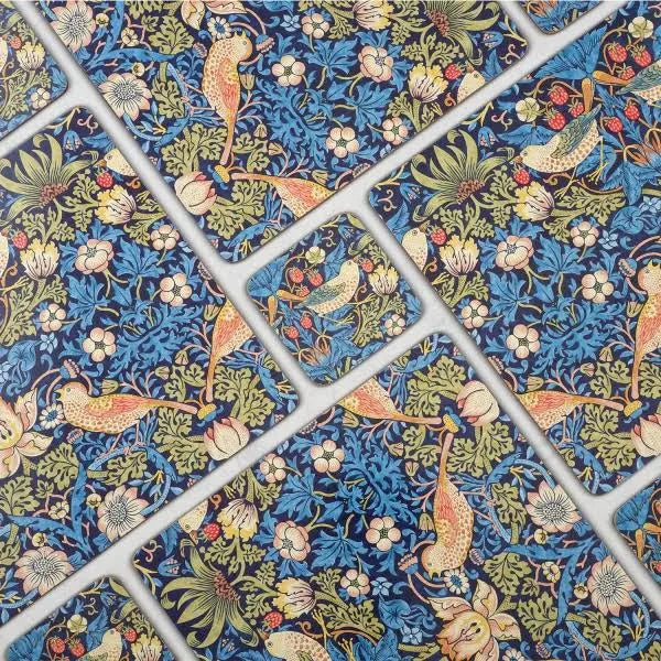 Pimpernel - Strawberry Thief - Blue collection - 16x12 Mat (Set of 4)