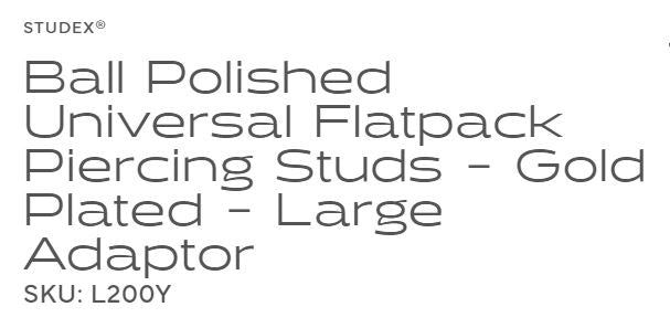 Studex - L200Y Traditional Ball Ear Rings Gold 4mm (pair) - Limolin 