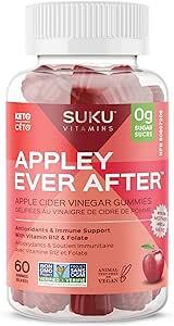 Suku - Appley Ever After 60's Vitamins Apple Cider Vinegar Gummy (60 count) - Limolin 
