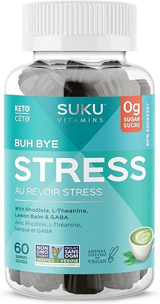 Suku - BUH BYE STRESS - 60 Gummies (30 Day Supply) - Limolin 