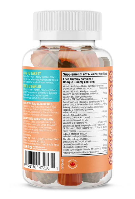 Suku - Kids Multivitamin Gummies - Limolin 