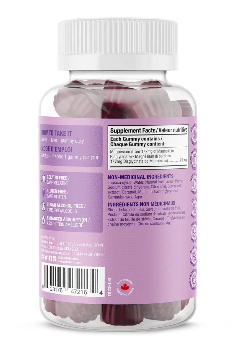 Suku - Magnesium Gummies 60s - Limolin 