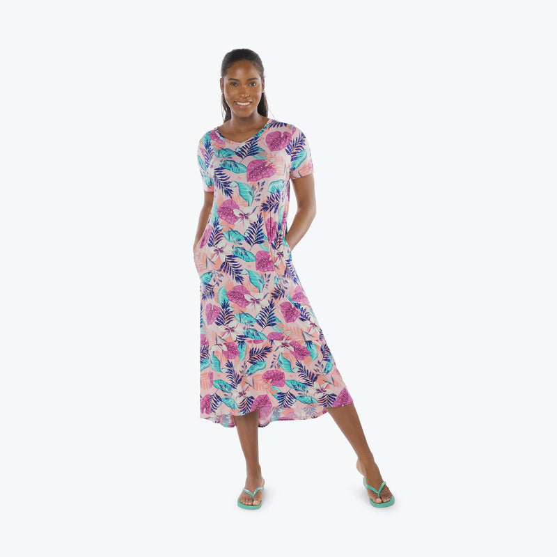 LUG - Swing High Low Maxi Dress