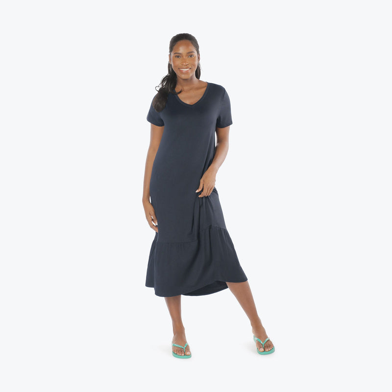 LUG - Swing High Low Maxi Dress