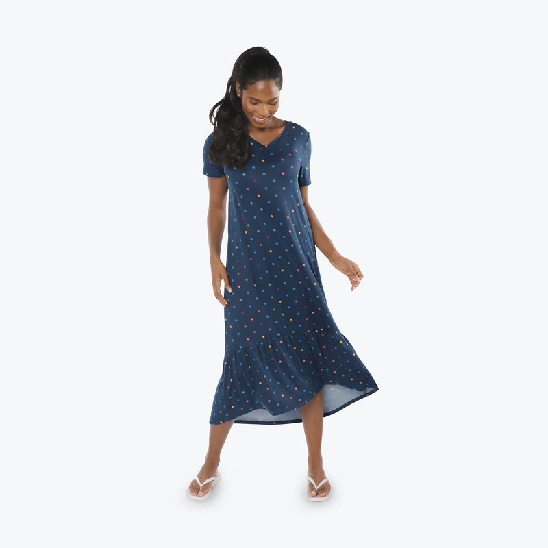 LUG - Swing High Low Maxi Dress