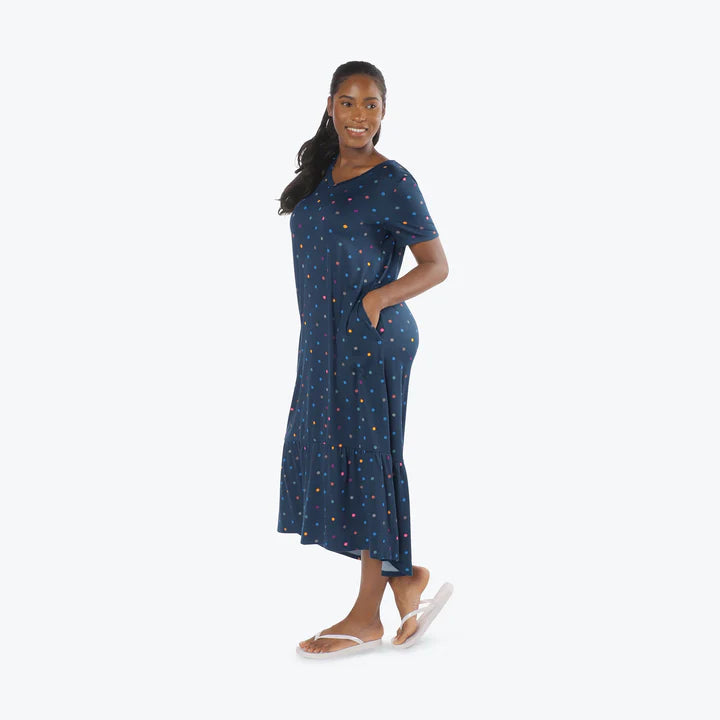 LUG - Swing High Low Maxi Dress