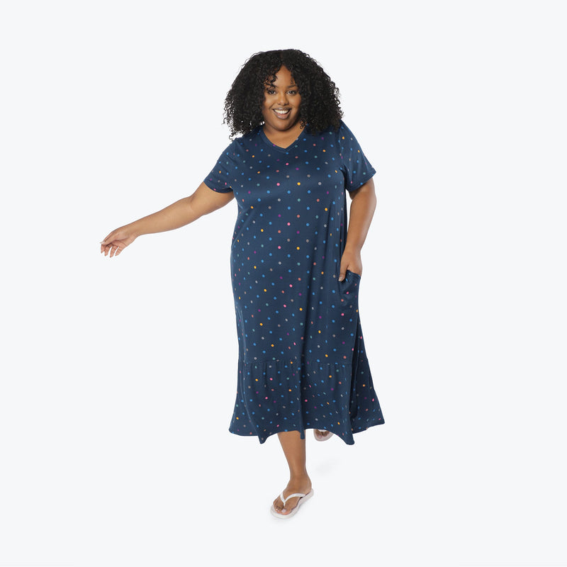 LUG - Swing High Low Maxi Dress