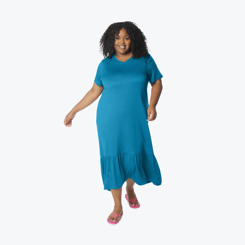 LUG - Swing High Low Maxi Dress