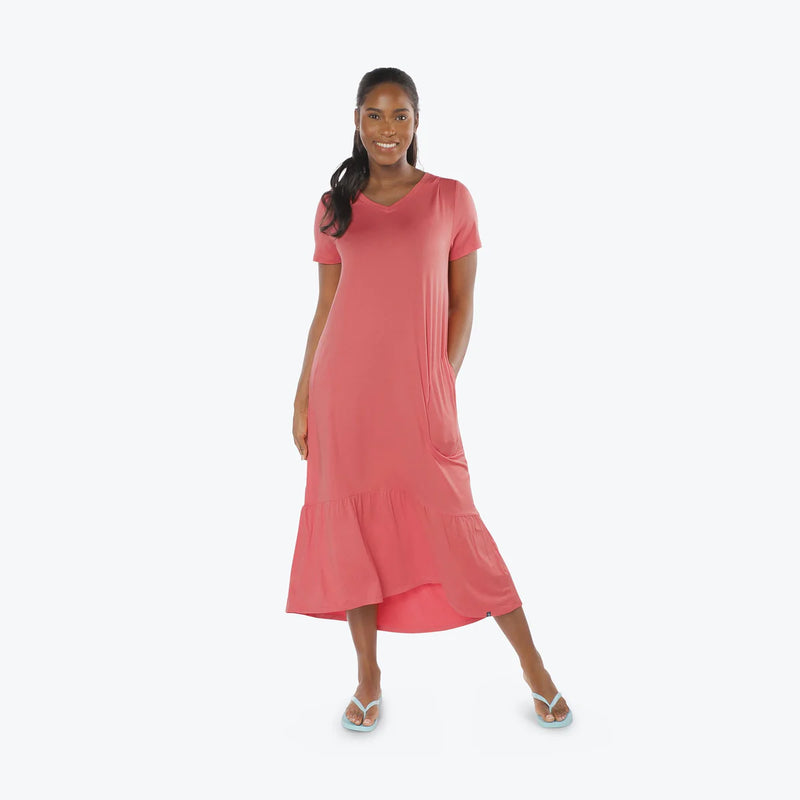 LUG - Swing High Low Maxi Dress